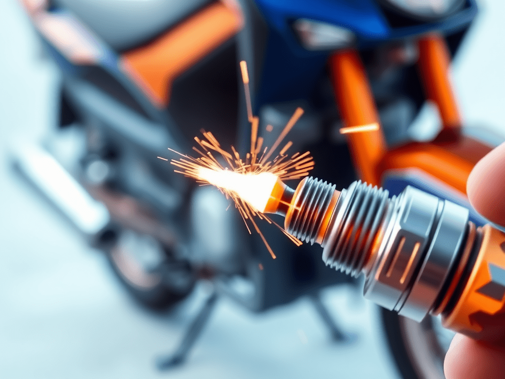 Schemat zapłonu skuter 4t – schemat