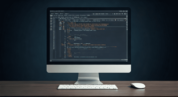 alt_text: Realistyczny obraz edytora tekstu z kodem XML, podkreślający znaczenie plików XML.